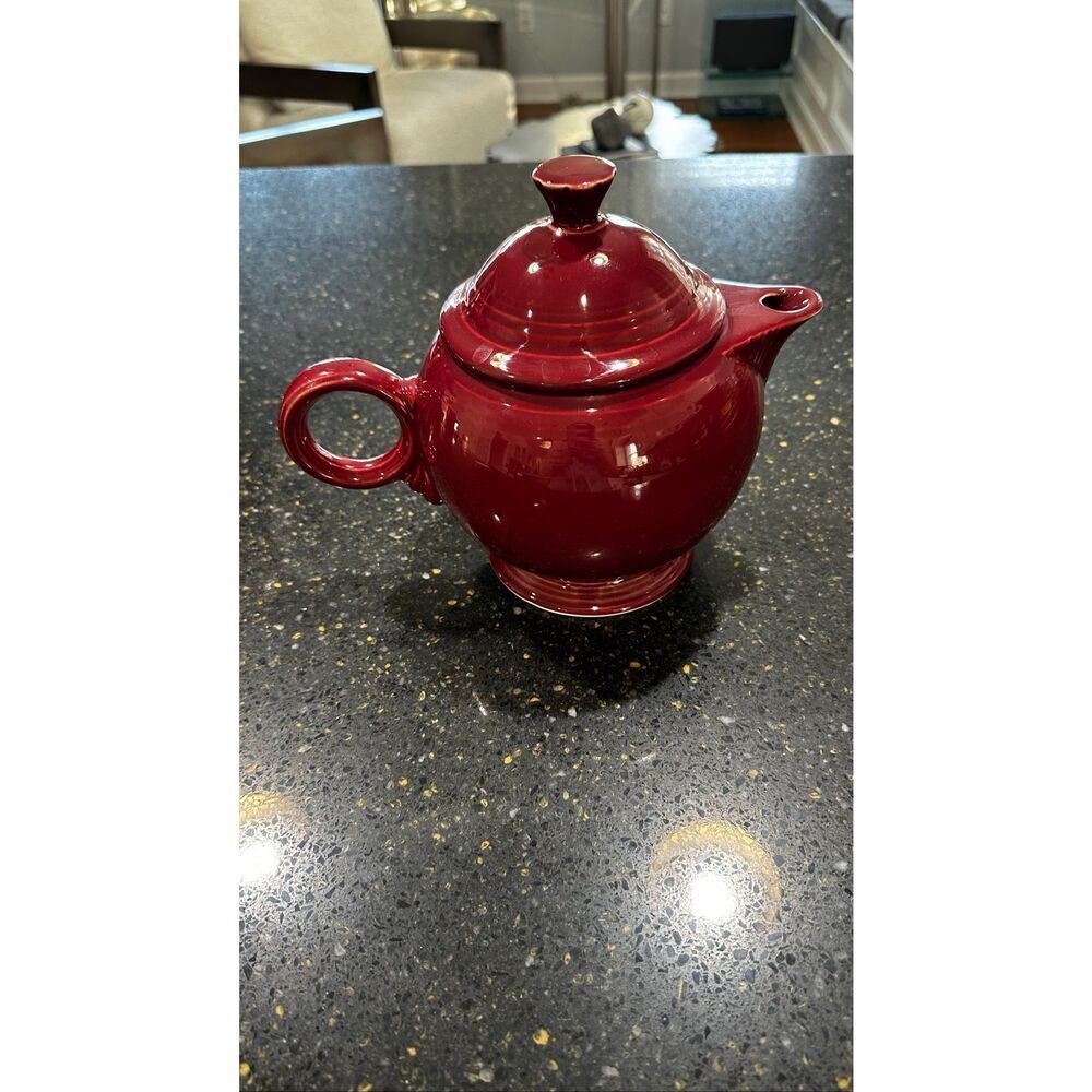 Fiesta Cinnabar Teapot | RARE - Picture 2 of 4